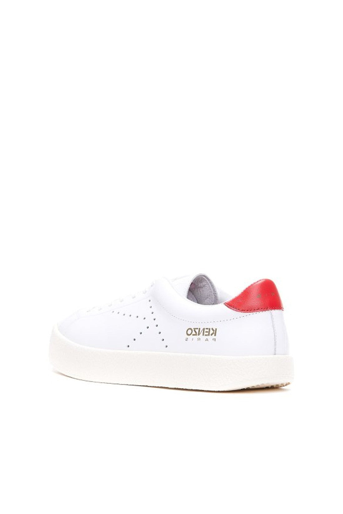 KENZO-OUTLET-SALE-Kenzo Leather Logo Sneakers-ARCHIVIST