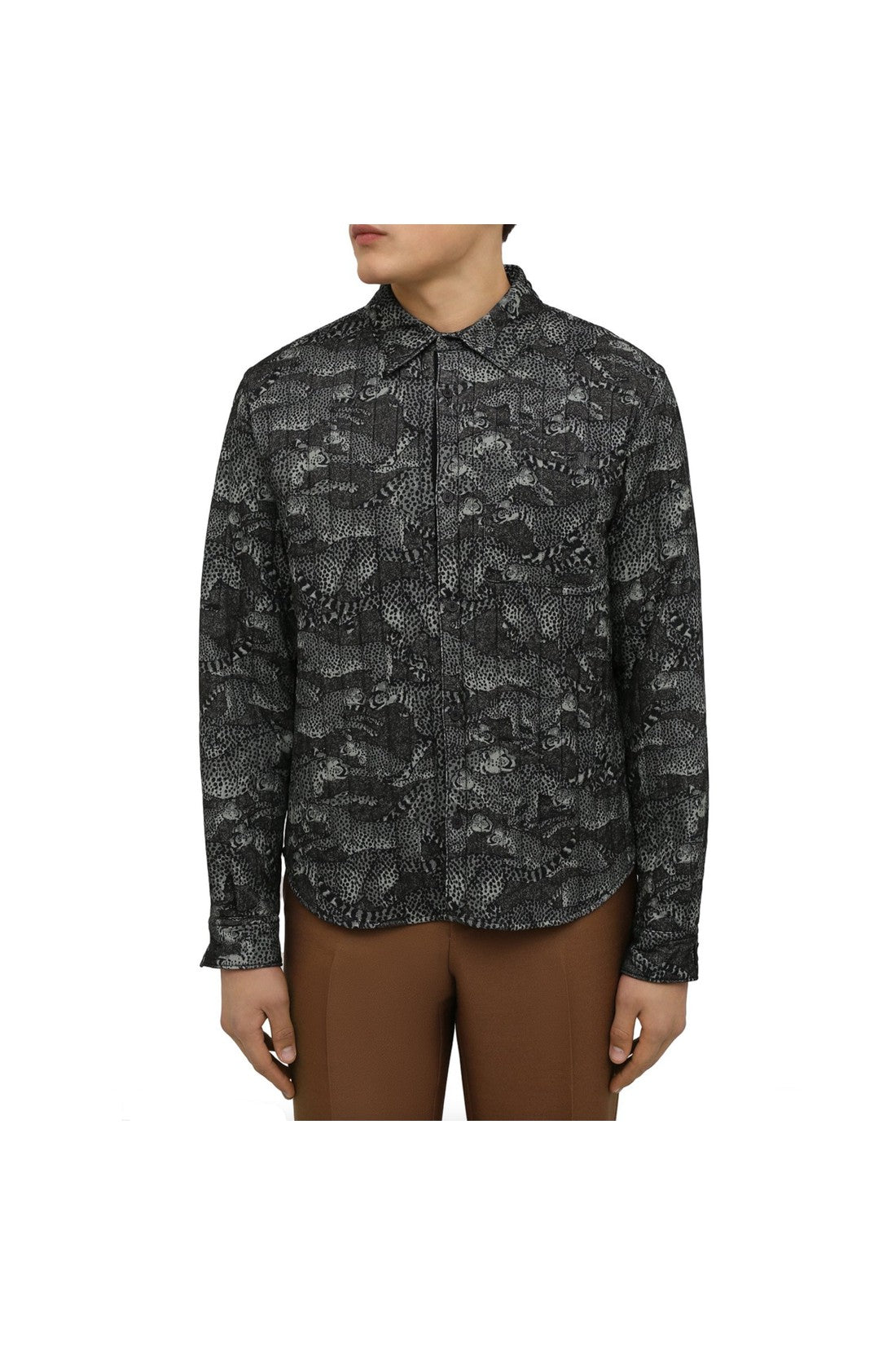 KENZO-OUTLET-SALE-Kenzo Padded Shirt Style Jacket-ARCHIVIST