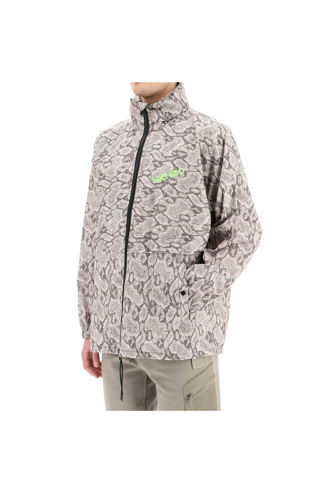 KENZO-OUTLET-SALE-Kenzo Snakeskin Printed Jacket-ARCHIVIST