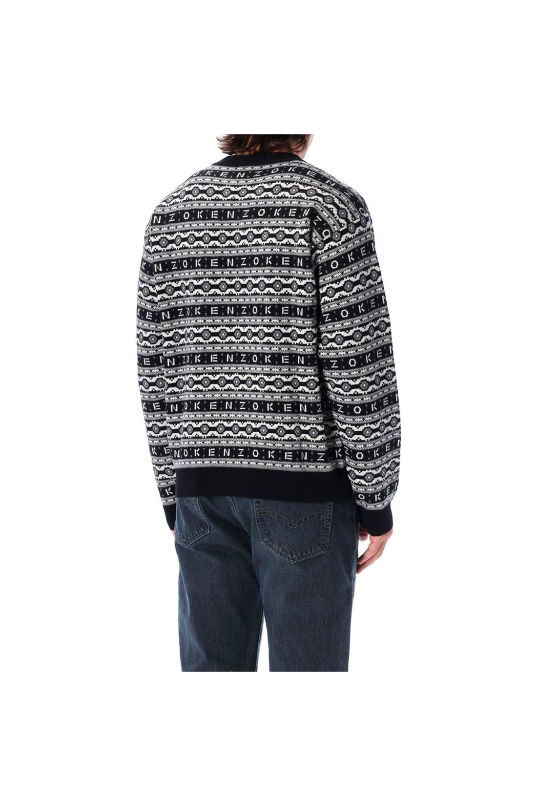 KENZO-OUTLET-SALE-Kenzo Striped Wool Sweater-ARCHIVIST