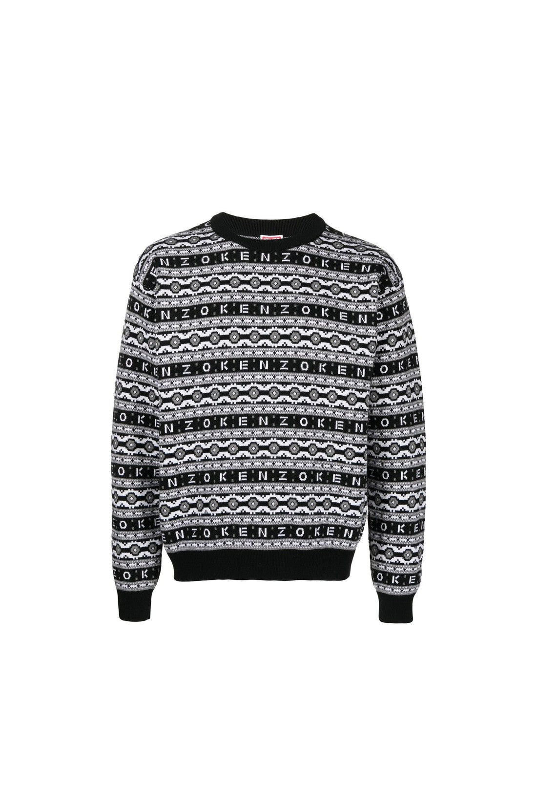 KENZO-OUTLET-SALE-Kenzo Striped Wool Sweater-ARCHIVIST