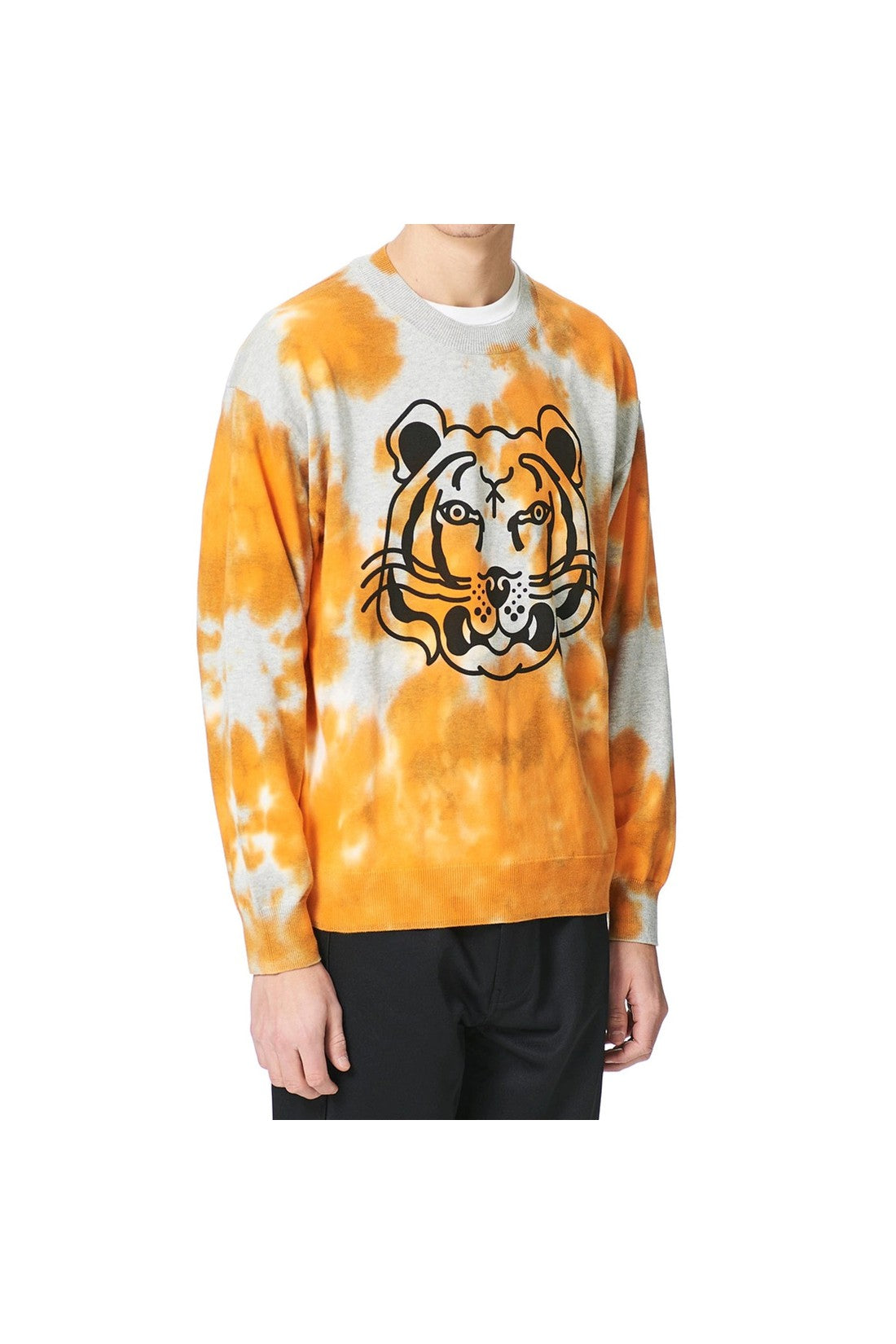 KENZO-OUTLET-SALE-Kenzo Tie Dye Tiger Sweater-ARCHIVIST