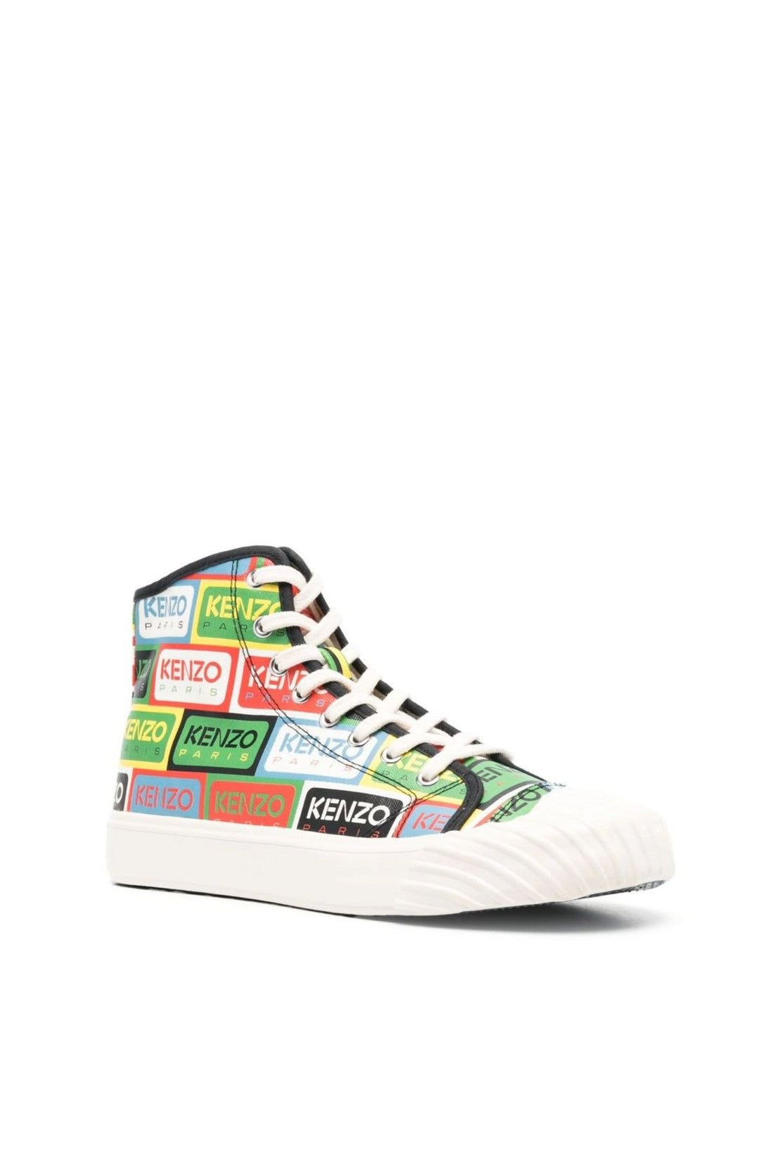 Kenzo-OUTLET-SALE-Kenzoschool Logo High-Top Sneakers-ARCHIVIST