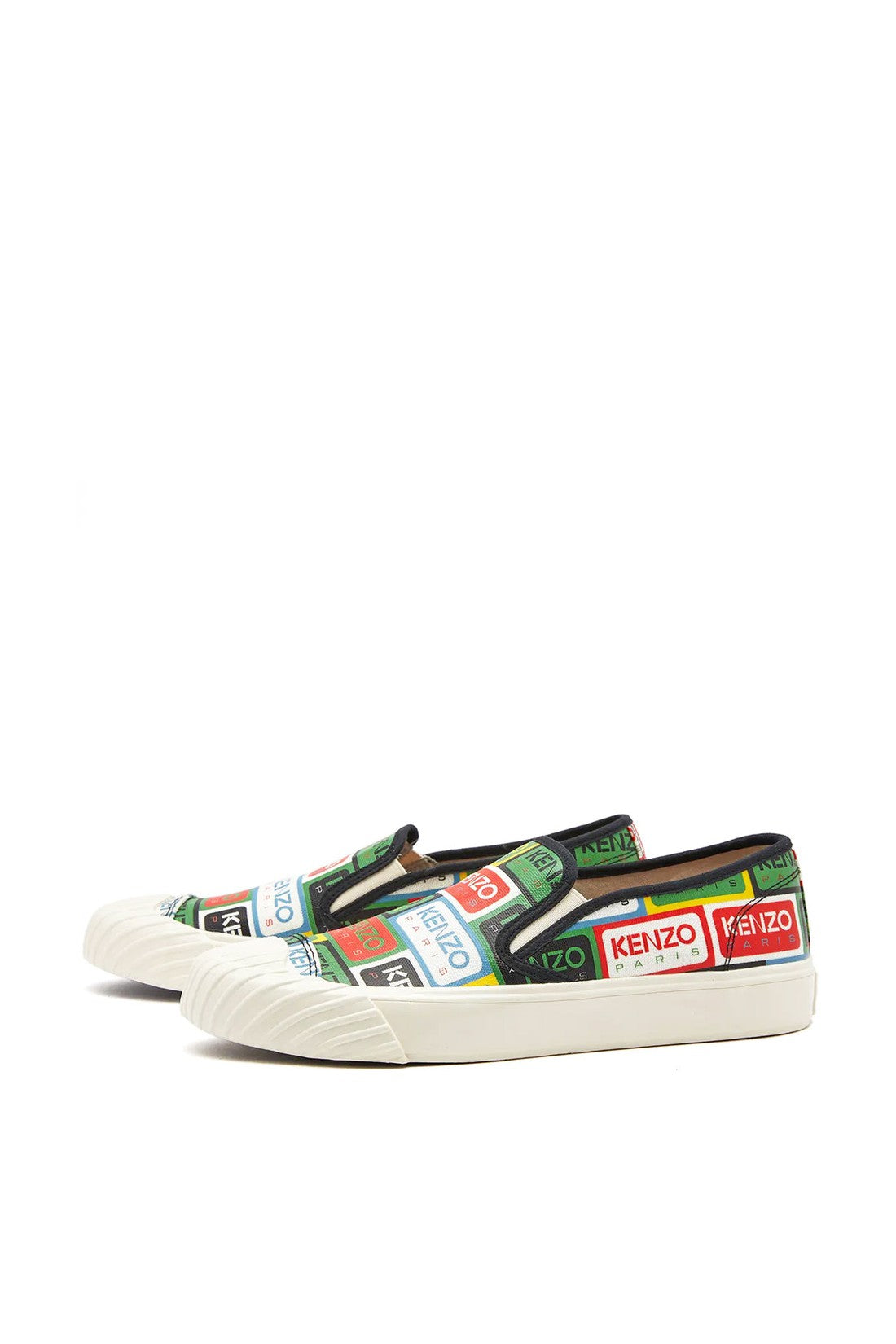 Kenzo-OUTLET-SALE-Kenzoschool Logo Slip On Sneakers-ARCHIVIST