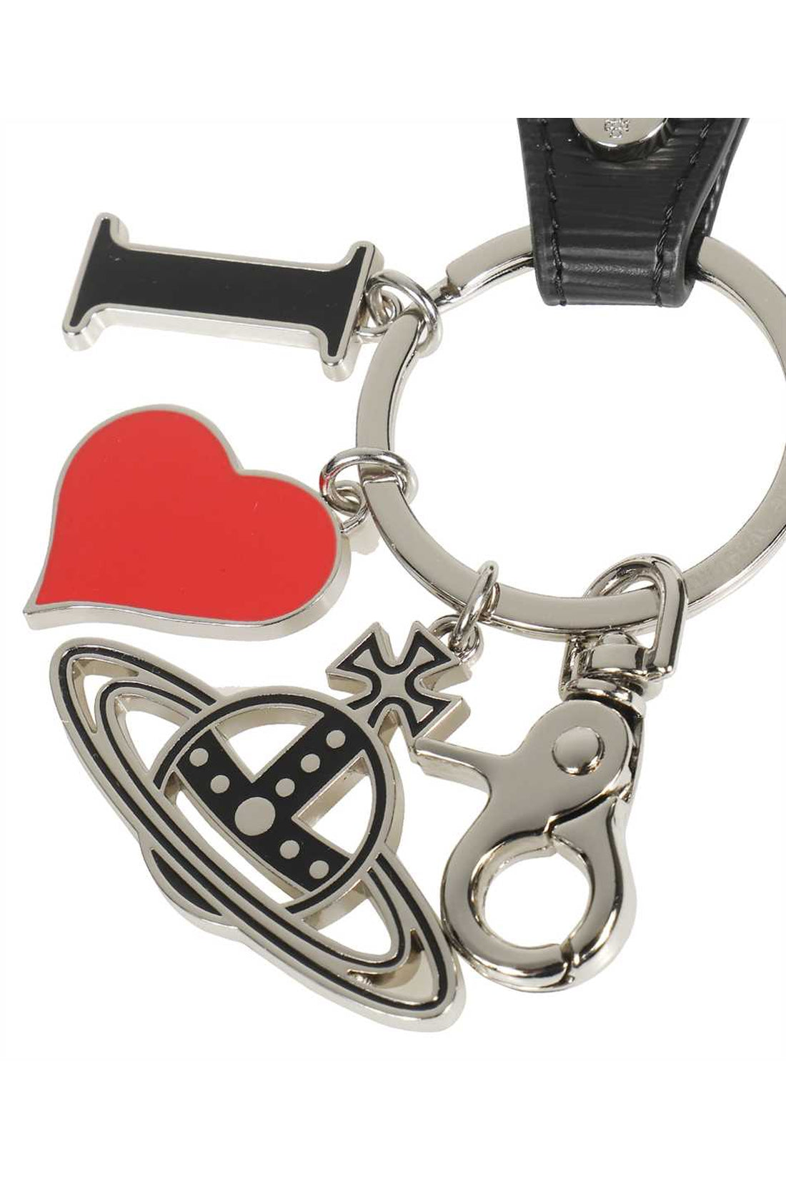 Vivienne Westwood-OUTLET-SALE-Key ring with decorative charms-ARCHIVIST