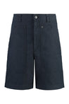 Marant-OUTLET-SALE-Kilano cotton and linen bermuda-shorts-ARCHIVIST