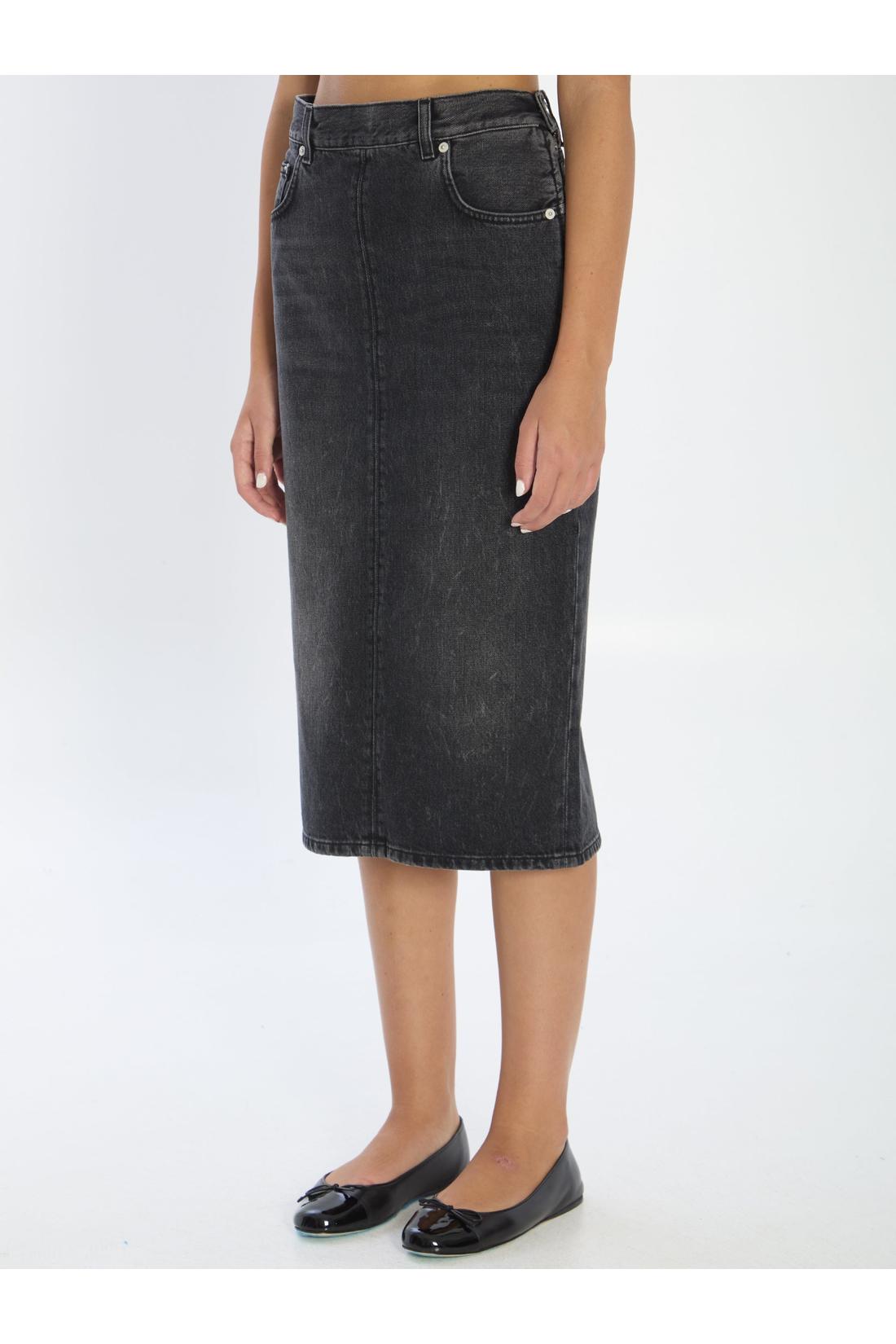 Haikure-OUTLET-SALE-Kim Authentic denim skirt-ARCHIVIST