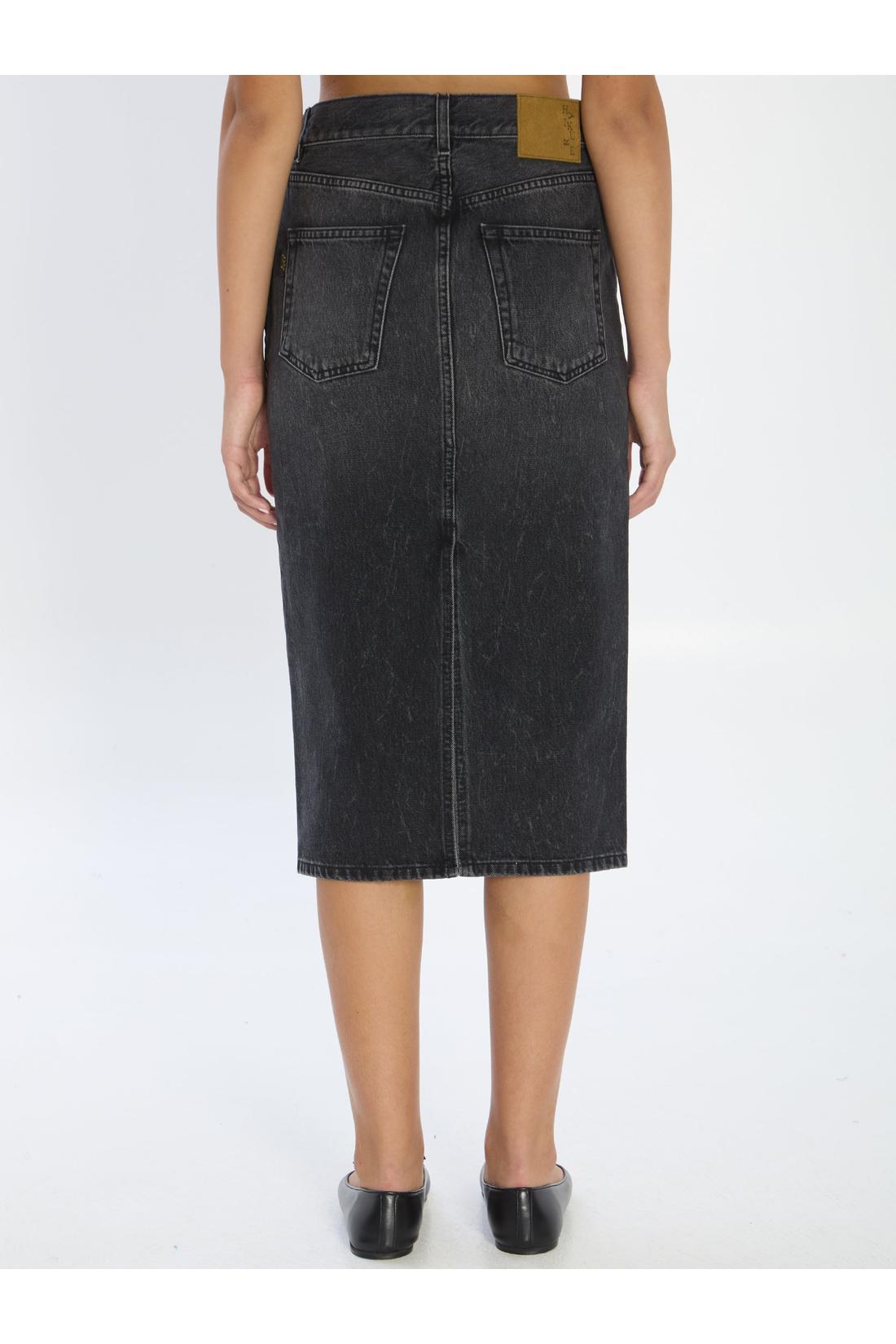 Haikure-OUTLET-SALE-Kim Authentic denim skirt-ARCHIVIST