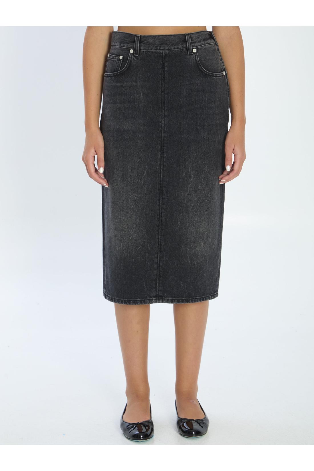 Haikure-OUTLET-SALE-Kim Authentic denim skirt-ARCHIVIST