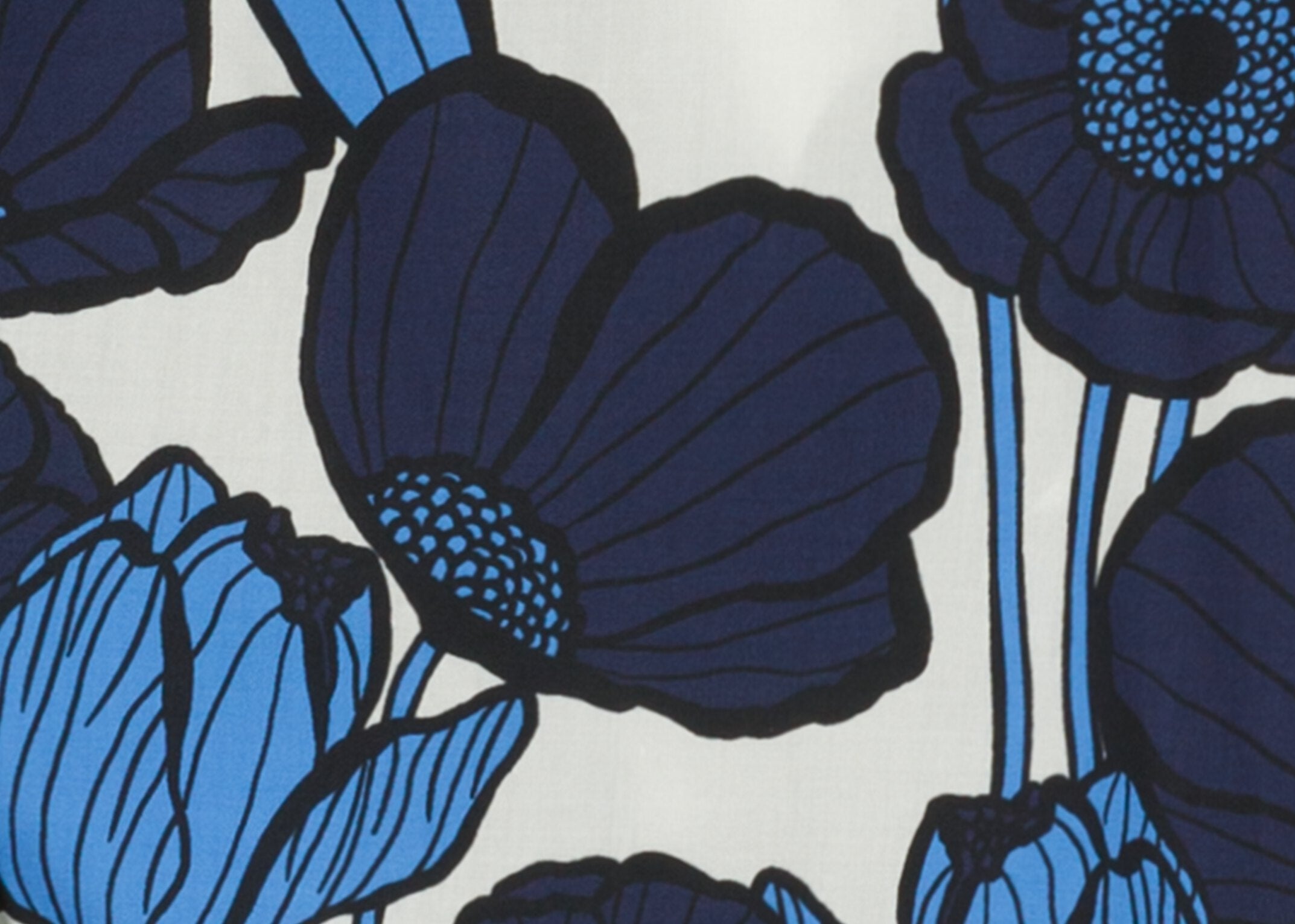 Kimonobluse mit Poppy-Print