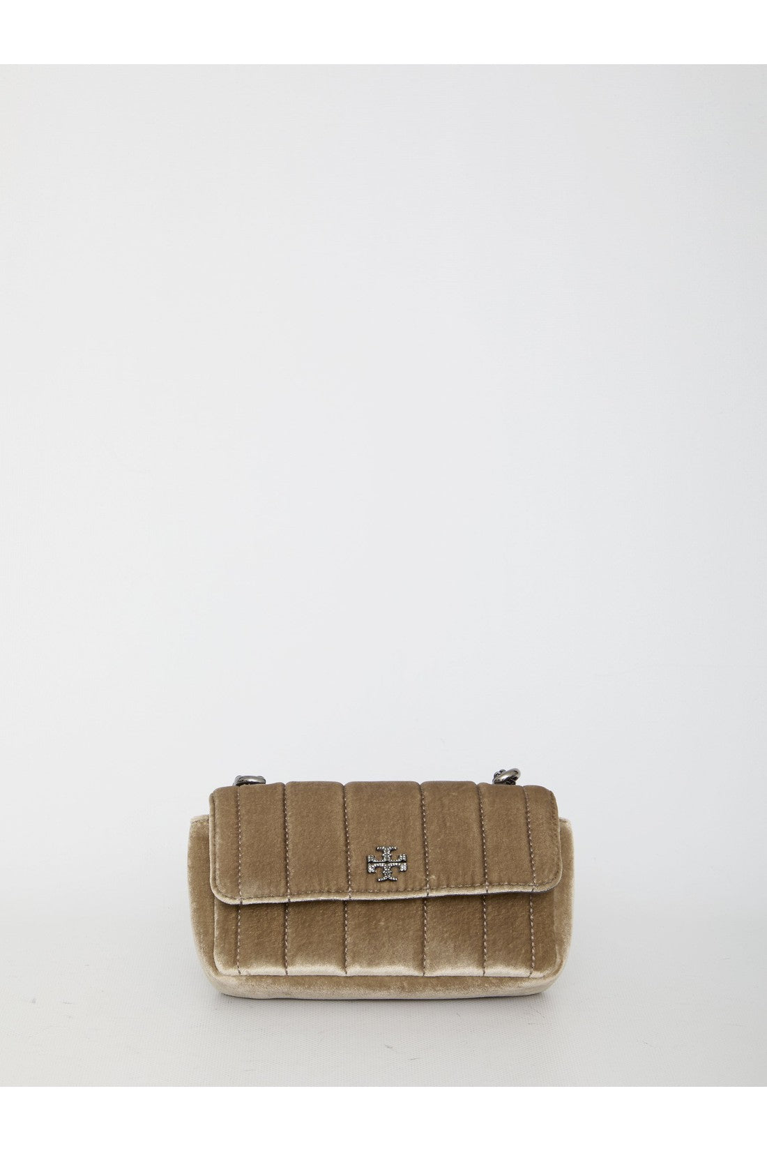 TORY BURCH-OUTLET-SALE-Kira Velvet Mini Flap Bag-ARCHIVIST