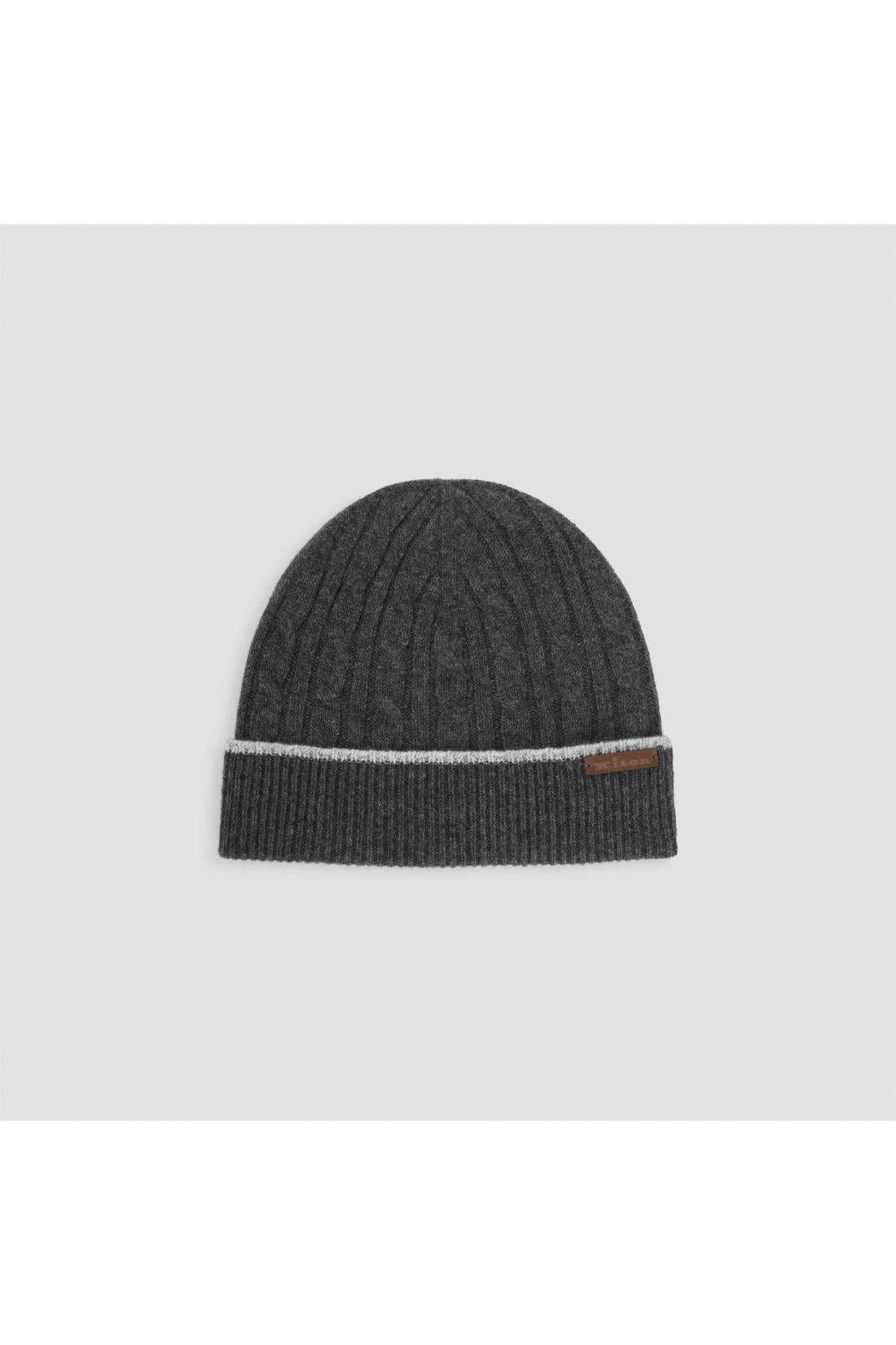 Kiton-OUTLET-SALE-Kiton Cable-Knit Beanie-ARCHIVIST