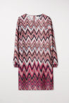 LUISA CERANO-OUTLET-SALE-Kleid mit Graphic-Print-Kleider & Röcke-34-multi-by-ARCHIVIST