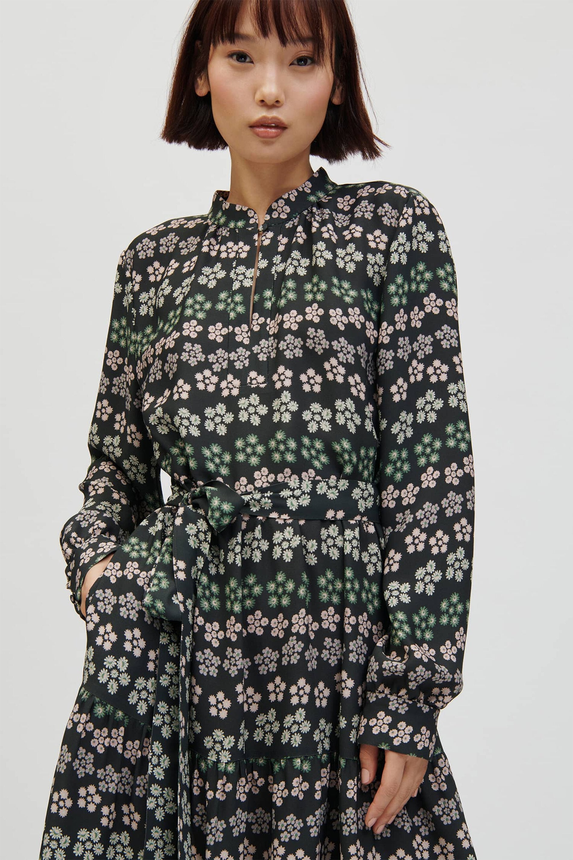 LUISA CERANO-OUTLET-SALE-Kleid mit Millefleurs-Print-Kleider & Röcke-by-ARCHIVIST