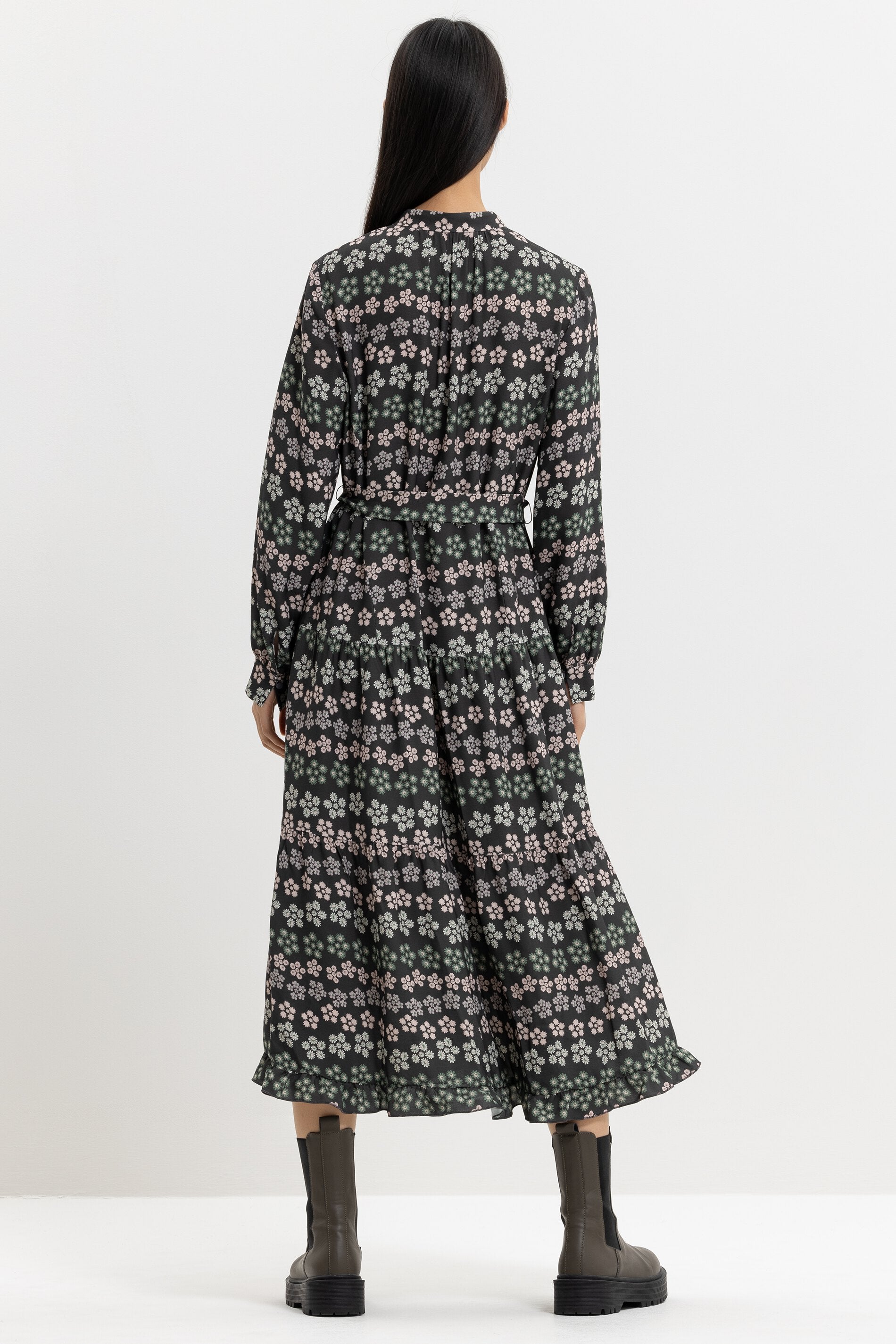 LUISA CERANO-OUTLET-SALE-Kleid mit Millefleurs-Print-Kleider & Röcke-by-ARCHIVIST
