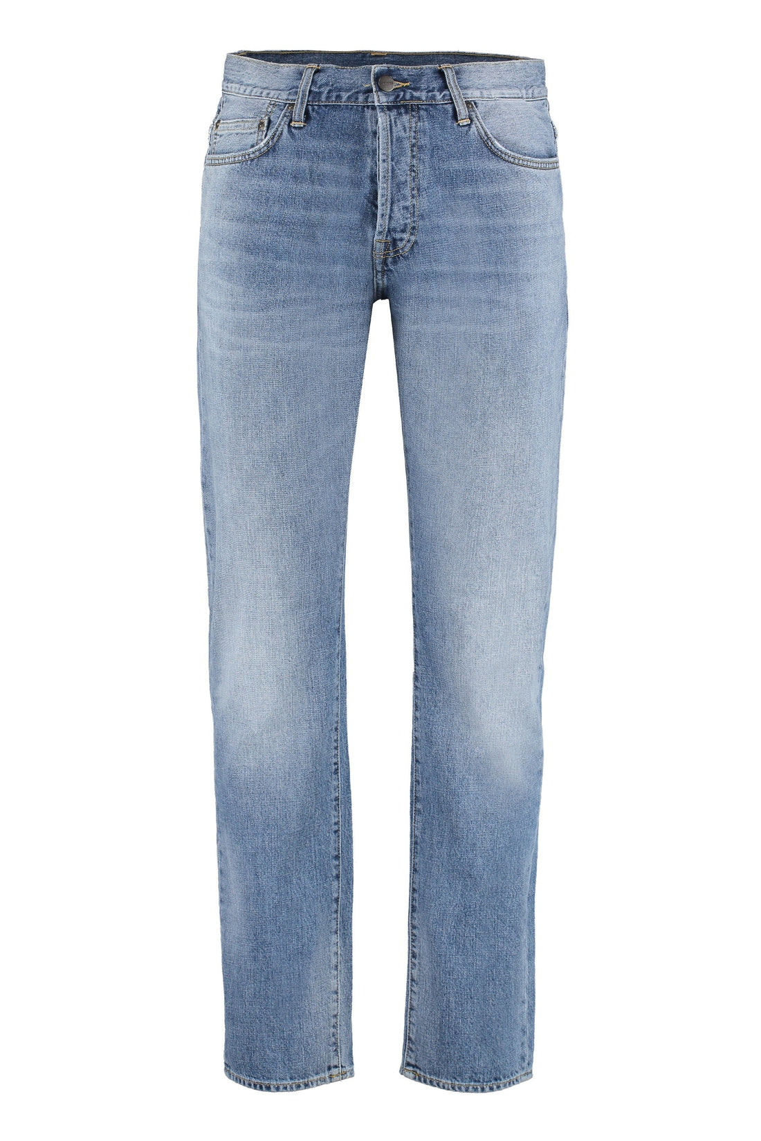 Carhartt-OUTLET-SALE-Klondike 5-pocket slim fit jeans-ARCHIVIST