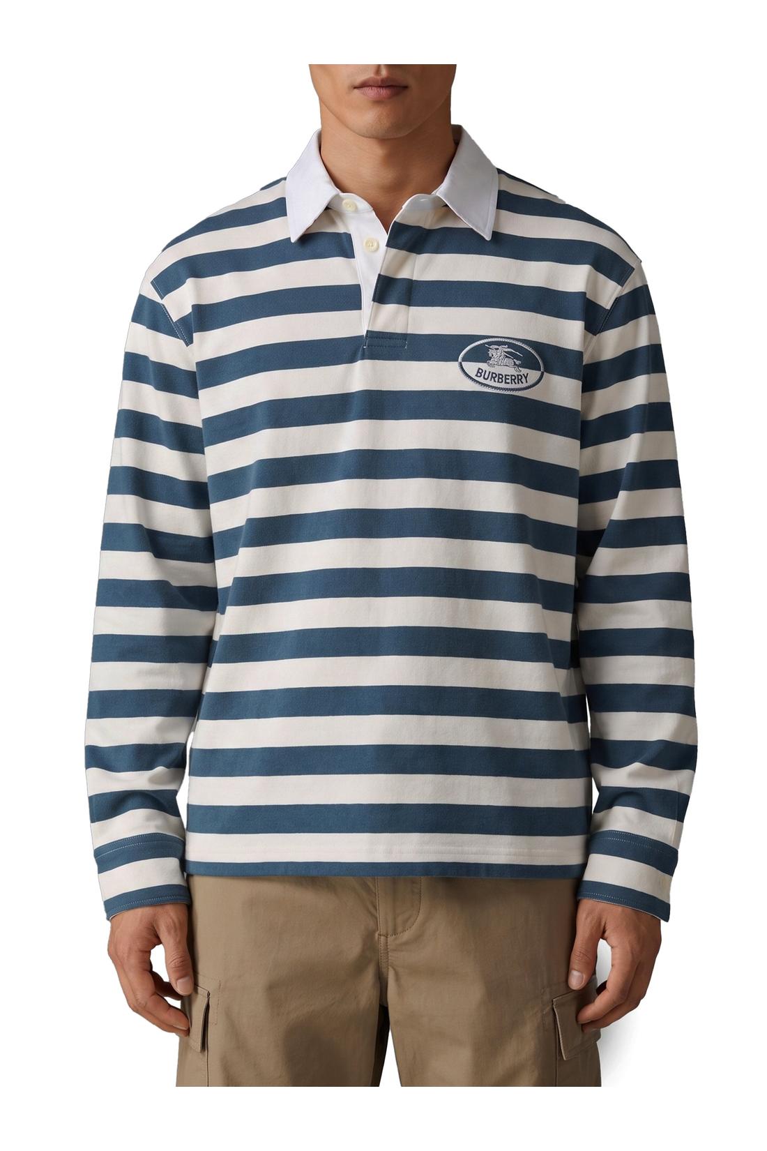Burberry-OUTLET-SALE-Knight Stamp rugby shirt-ARCHIVIST