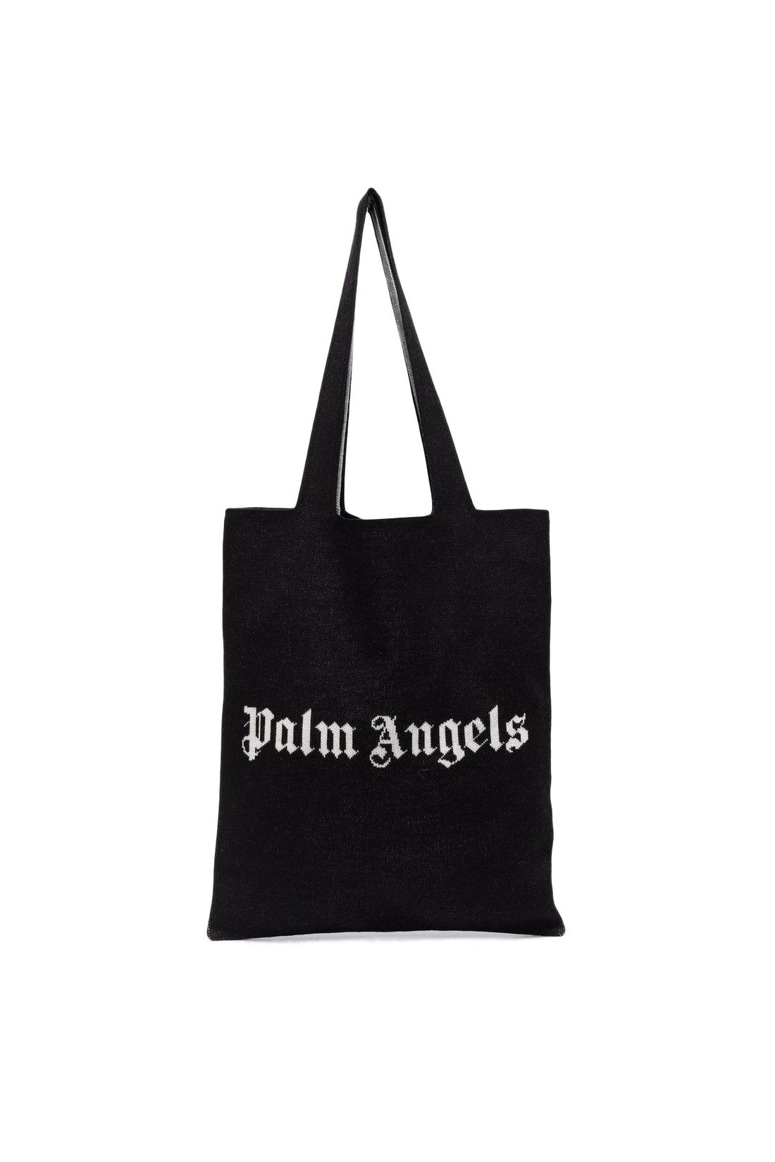 Palm Angels-OUTLET-SALE-Knit Shopper Logo Tote Bag-ARCHIVIST