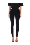 BALMAIN-OUTLET-SALE-Knit leggings with 6 buttons-ARCHIVIST