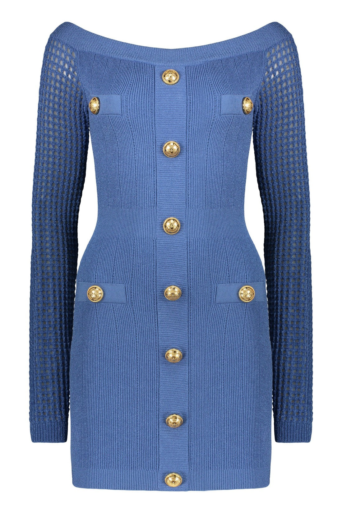 Balmain-OUTLET-SALE-Knit mini-dress-ARCHIVIST