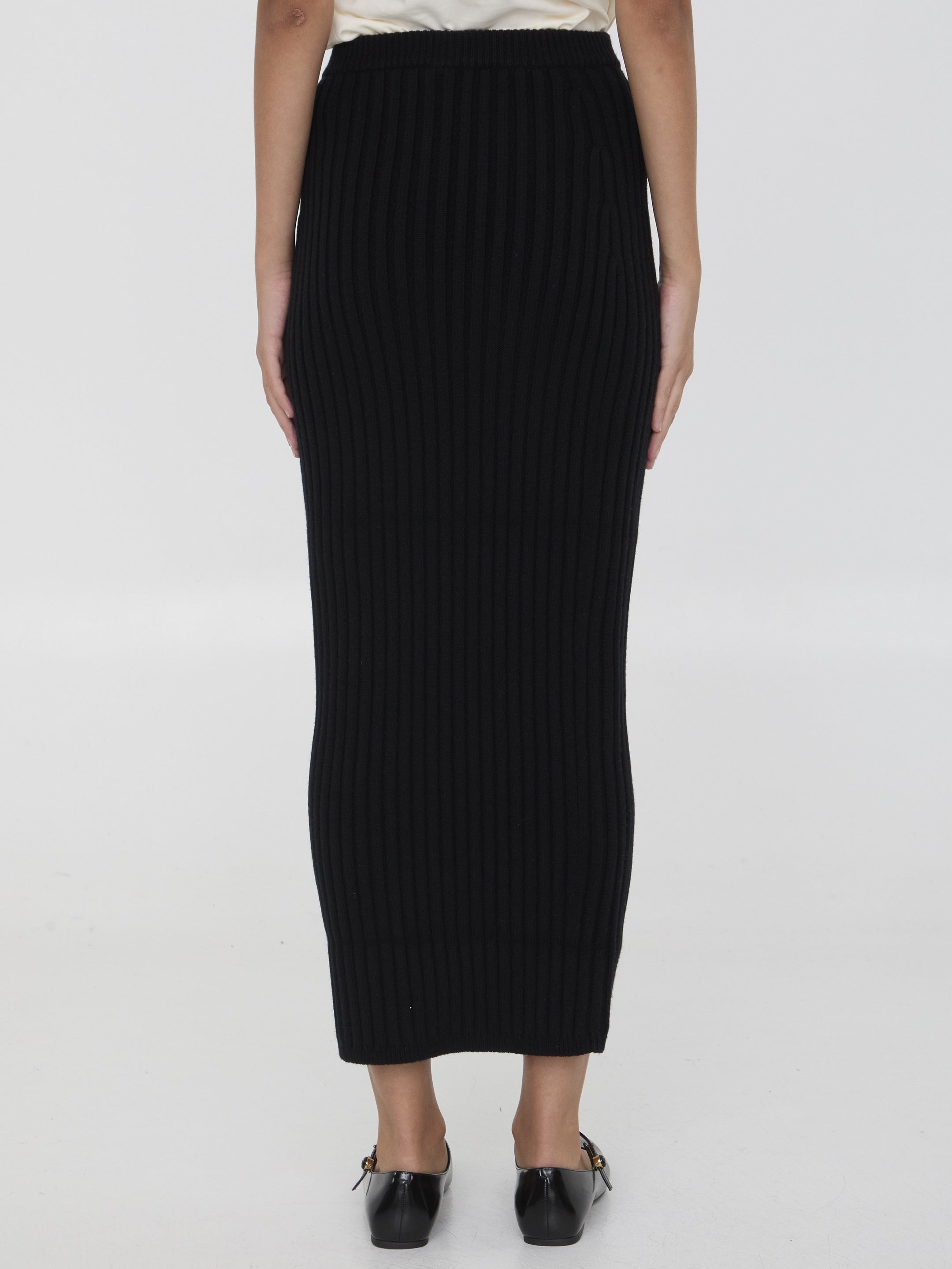 MAX MARA-OUTLET-SALE-Knit pencil skirt-ARCHIVIST