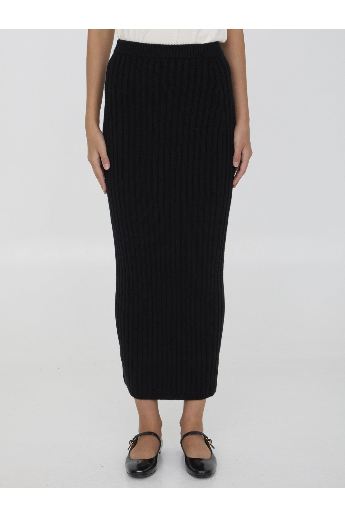 Max Mara-OUTLET-SALE-Knit pencil skirt-ARCHIVIST