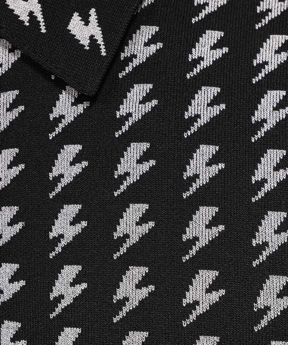 Neil Barrett-OUTLET-SALE-Knit polo shirt-ARCHIVIST