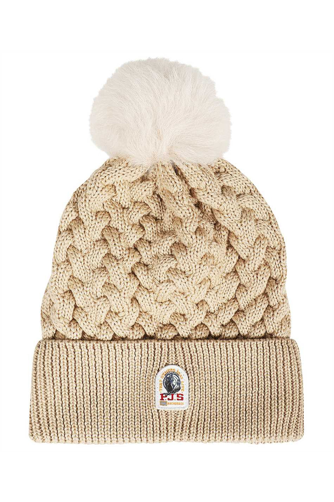 Parajumpers-OUTLET-SALE-Knitted beanie with pom-pom-ARCHIVIST