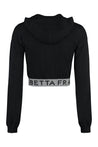 Elisabetta Franchi-OUTLET-SALE-Knitted full zip hoodie-ARCHIVIST
