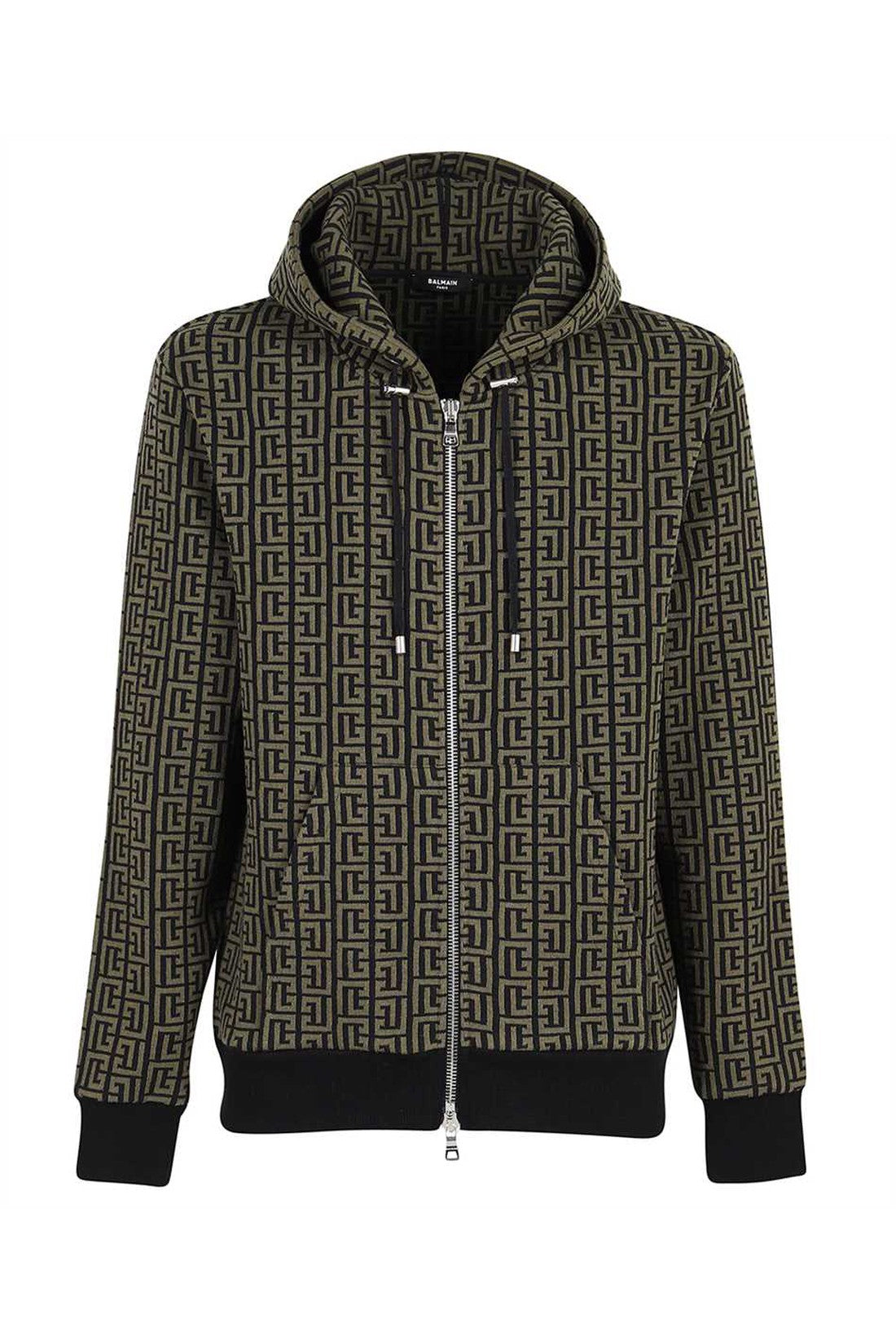 Balmain-OUTLET-SALE-Knitted full-zip sweatshirt-ARCHIVIST