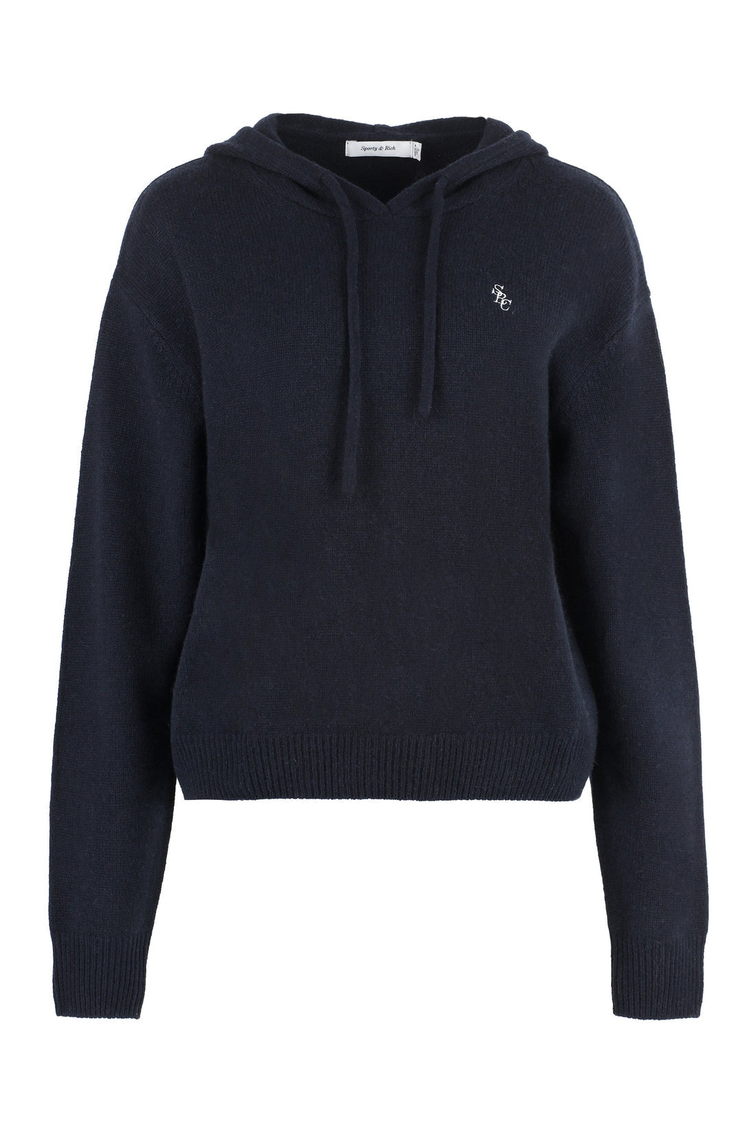 Sporty & Rich-OUTLET-SALE-Knitted hoodie-ARCHIVIST