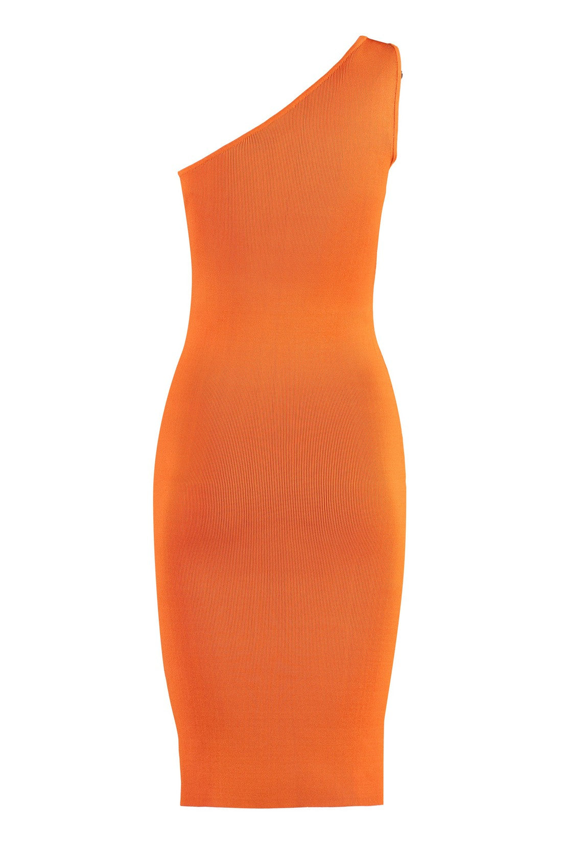 Yves Salomon-OUTLET-SALE-Knitted one shoulder dress-ARCHIVIST