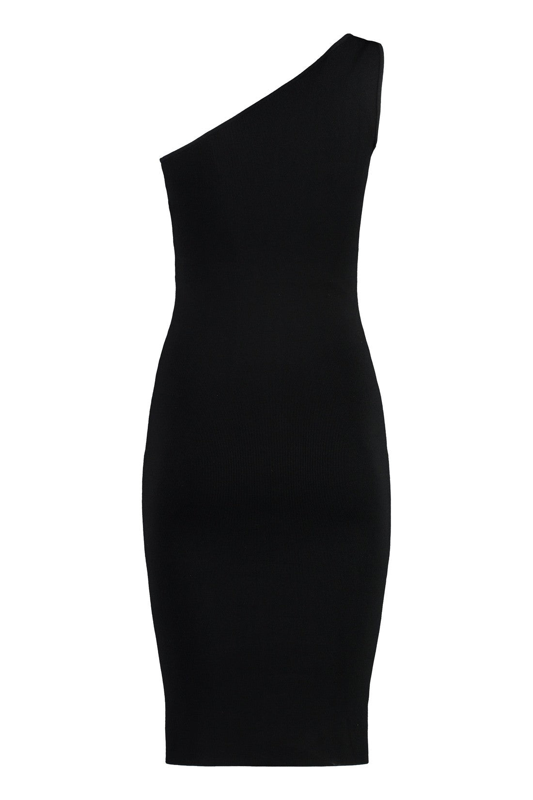 Yves Salomon-OUTLET-SALE-Knitted one shoulder dress-ARCHIVIST