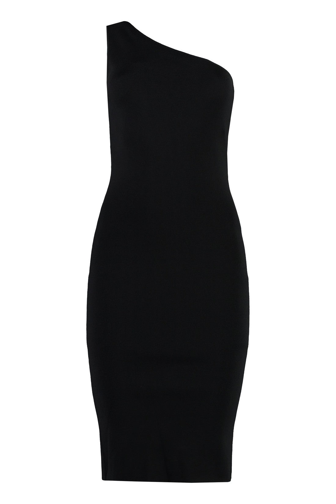 Yves Salomon-OUTLET-SALE-Knitted one shoulder dress-ARCHIVIST