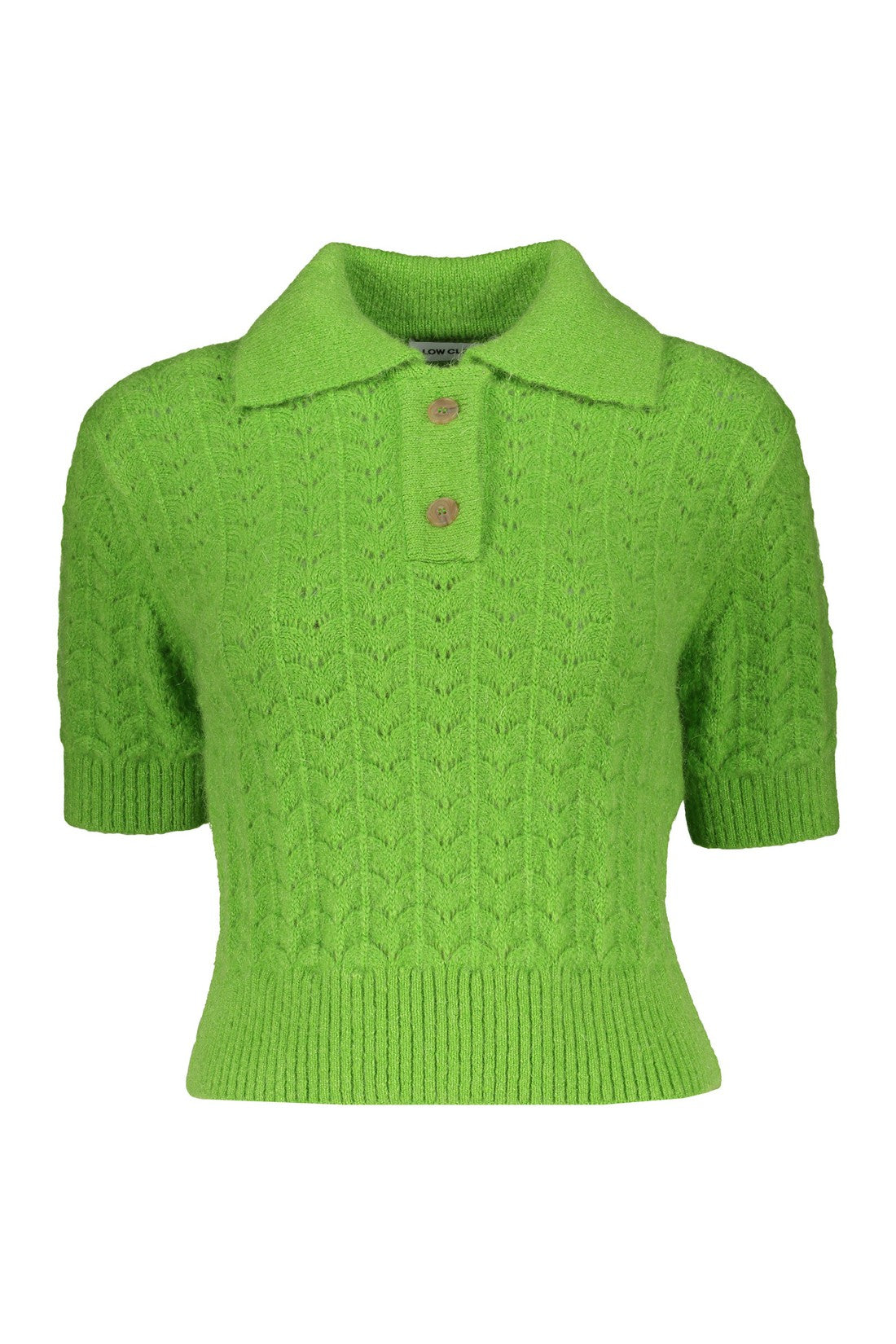 LOW CLASSIC-OUTLET-SALE-Knitted polo shirt-ARCHIVIST