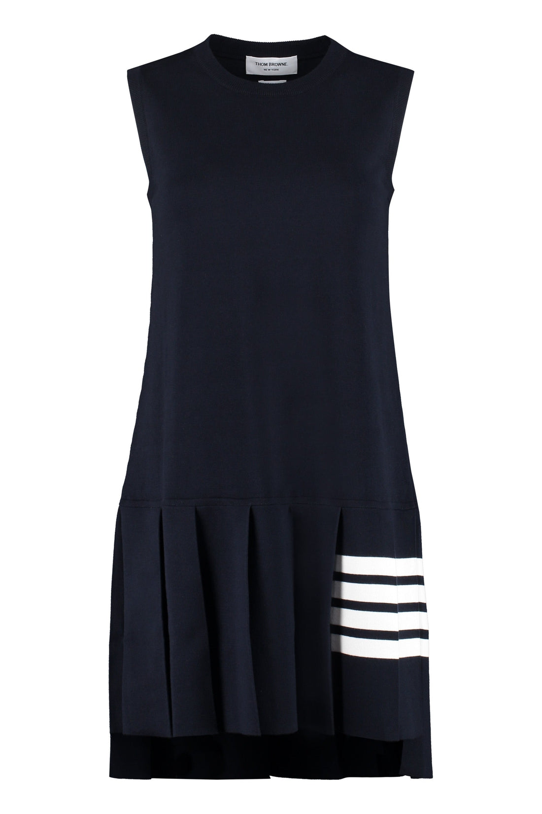 Thom Browne-OUTLET-SALE-Knitted sleeveless dress-ARCHIVIST