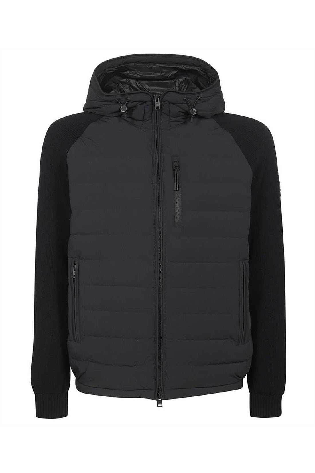 Woolrich-OUTLET-SALE-Knitted sleeves padded jacket-ARCHIVIST