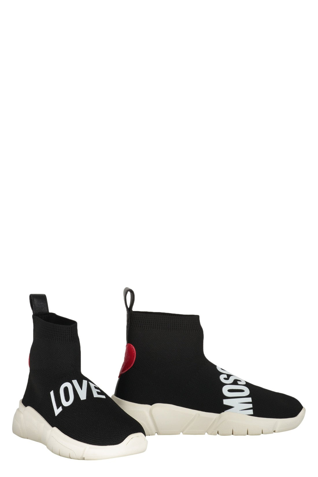 Love Moschino-OUTLET-SALE-Knitted sock-style sneakers-ARCHIVIST