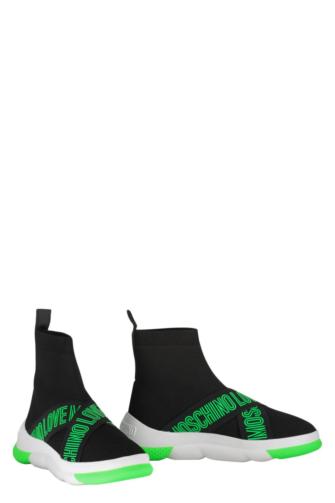 Love Moschino-OUTLET-SALE-Knitted sock-style sneakers-ARCHIVIST