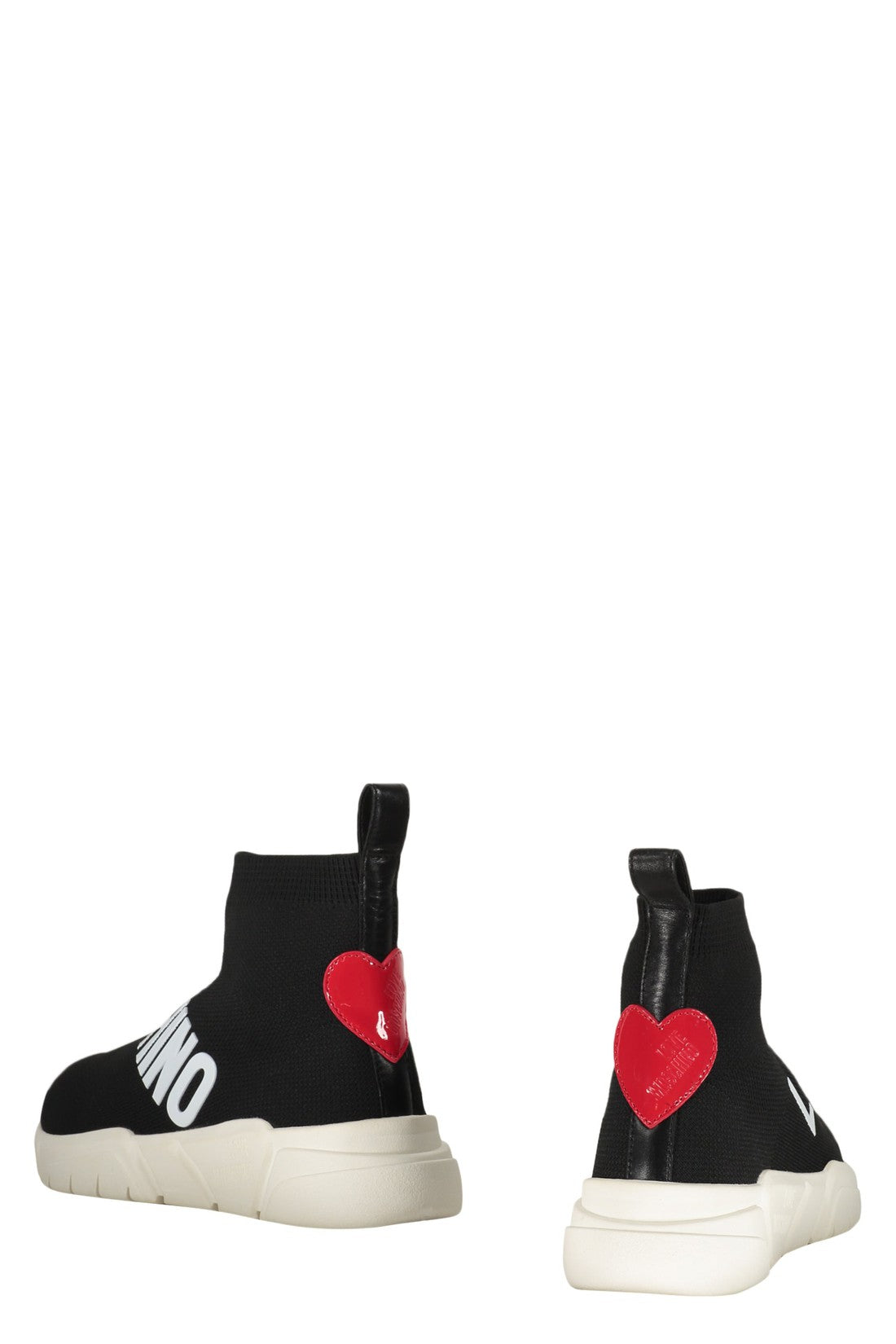 Love Moschino-OUTLET-SALE-Knitted sock-style sneakers-ARCHIVIST