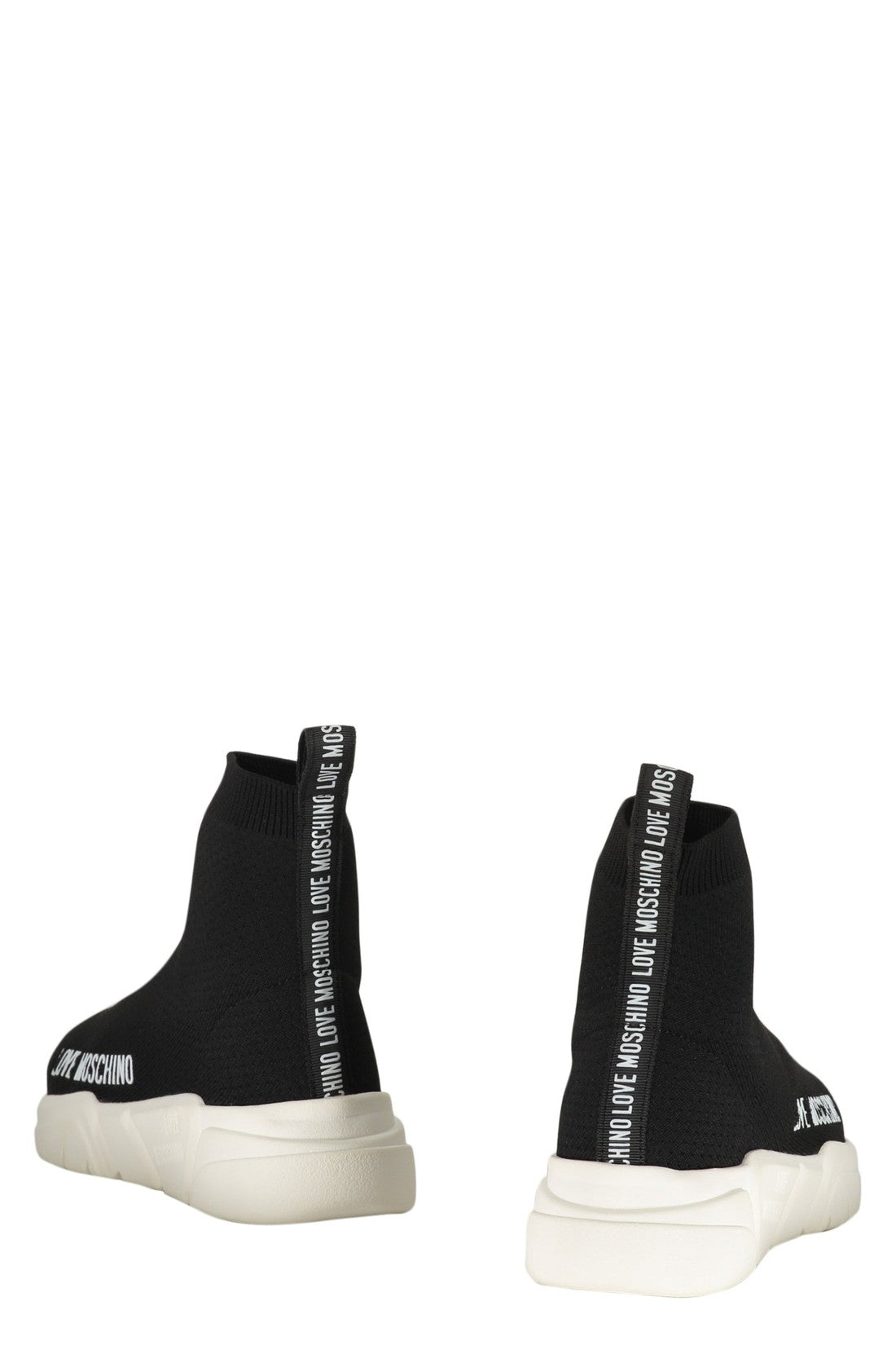 Love Moschino-OUTLET-SALE-Knitted sock-style sneakers-ARCHIVIST