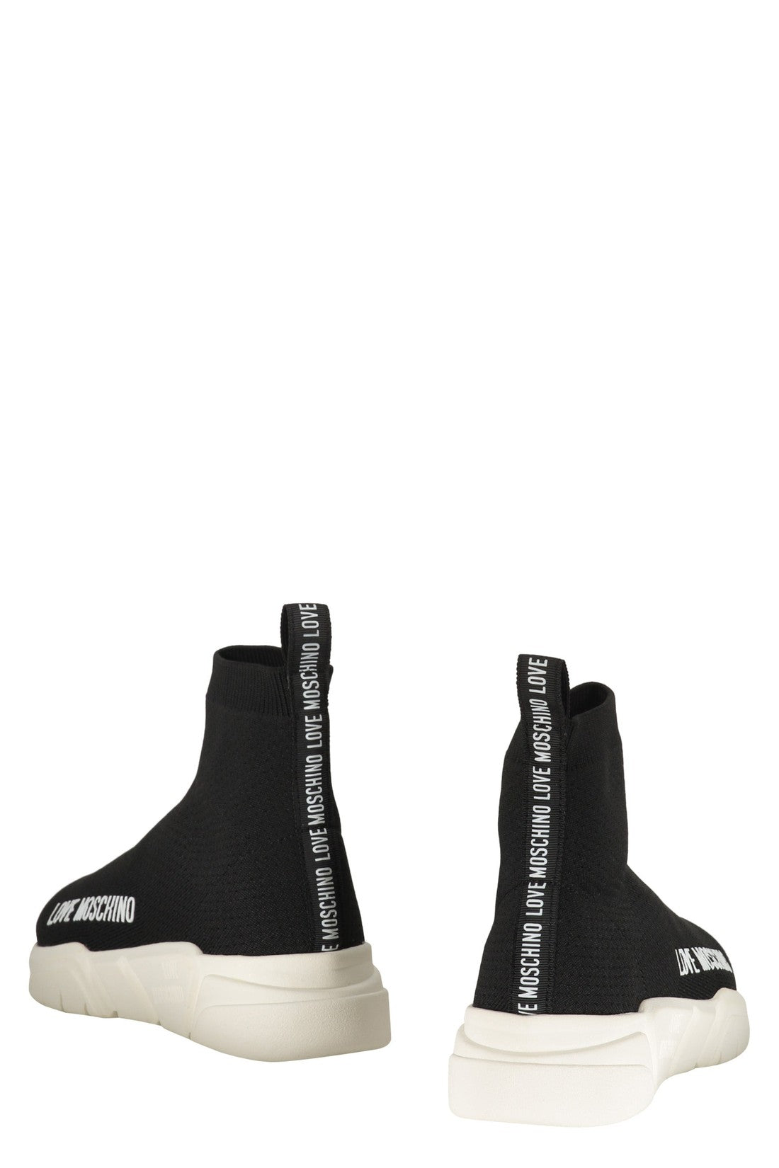 Love Moschino-OUTLET-SALE-Knitted sock-style sneakers-ARCHIVIST