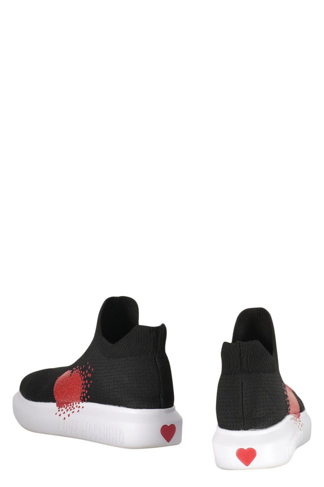 Love Moschino-OUTLET-SALE-Knitted sock-style sneakers-ARCHIVIST