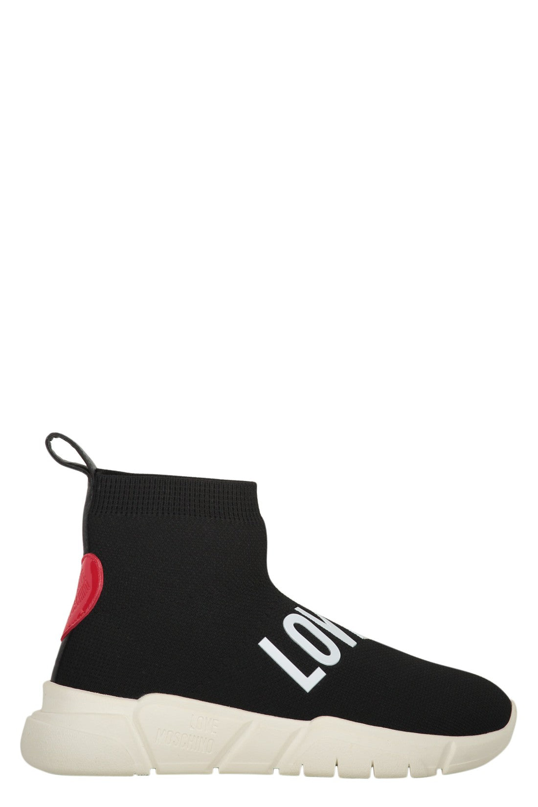 Love Moschino-OUTLET-SALE-Knitted sock-style sneakers-ARCHIVIST