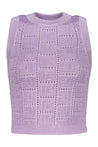 Balmain-OUTLET-SALE-Knitted viscosa-blend top-ARCHIVIST