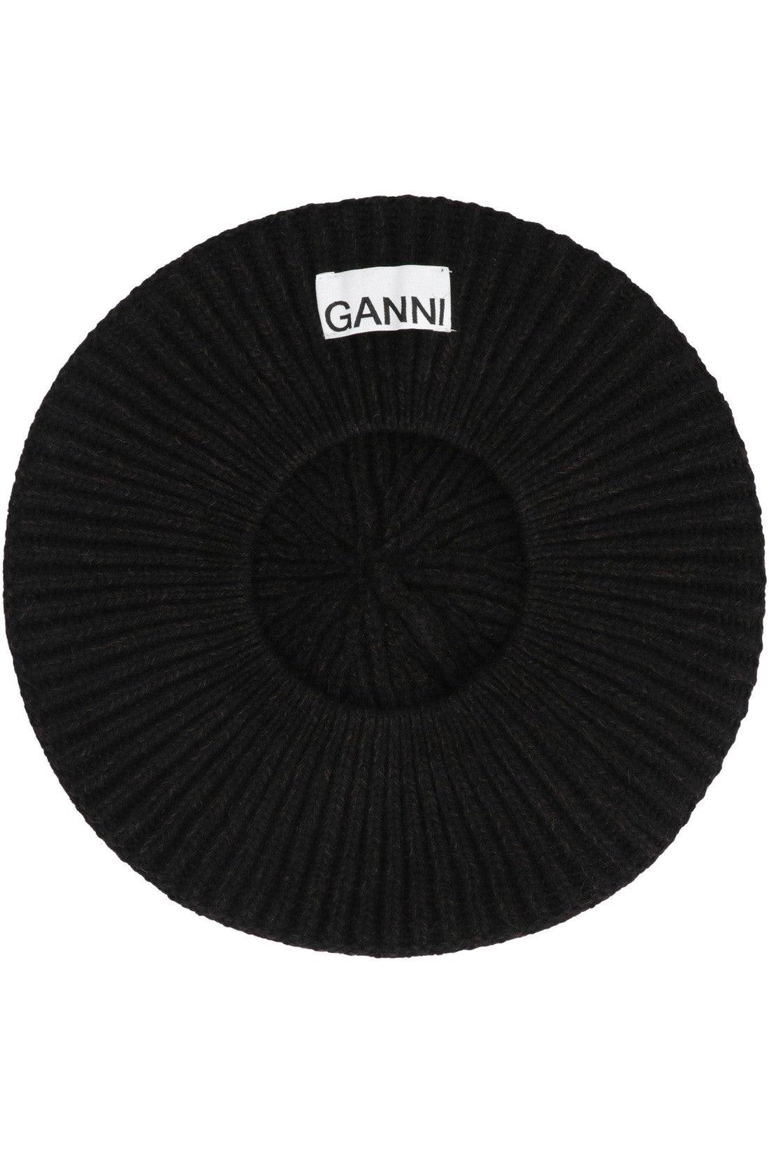 GANNI-OUTLET-SALE-Knitted wool beanie hat-ARCHIVIST