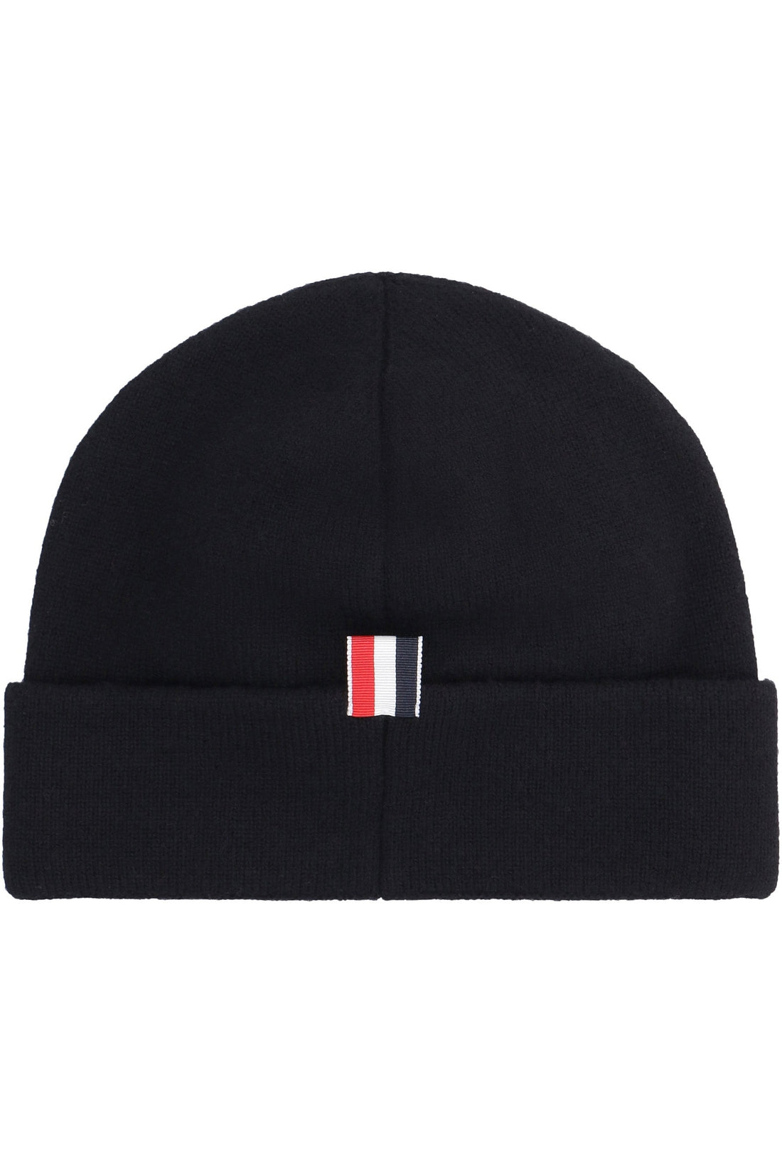 Thom Browne-OUTLET-SALE-Knitted wool beanie hat-ARCHIVIST