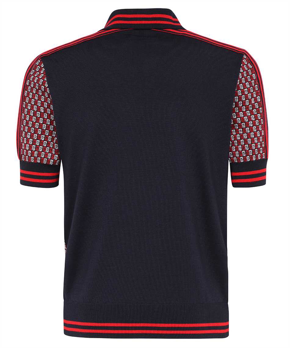 Balmain-OUTLET-SALE-Knitted wool polo shirt-ARCHIVIST