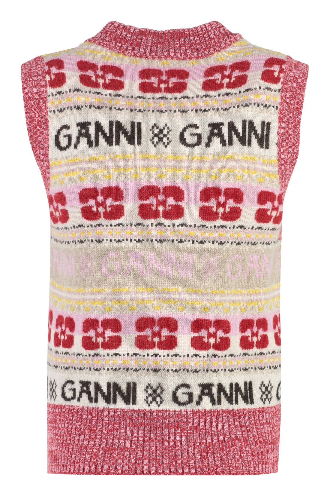 GANNI-OUTLET-SALE-Knitted wool vest-ARCHIVIST