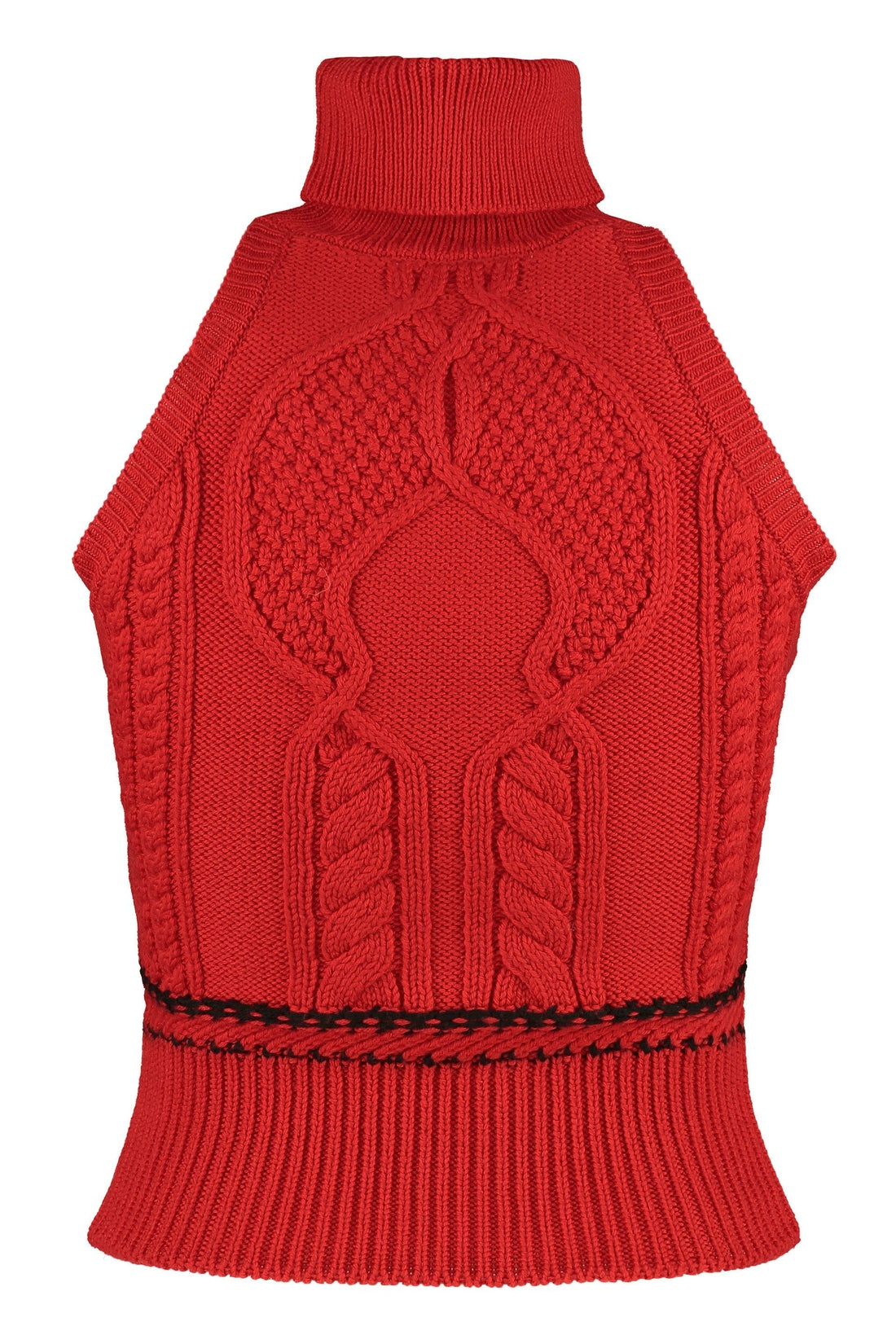 Marine Serre-OUTLET-SALE-Knitted wool vest-ARCHIVIST
